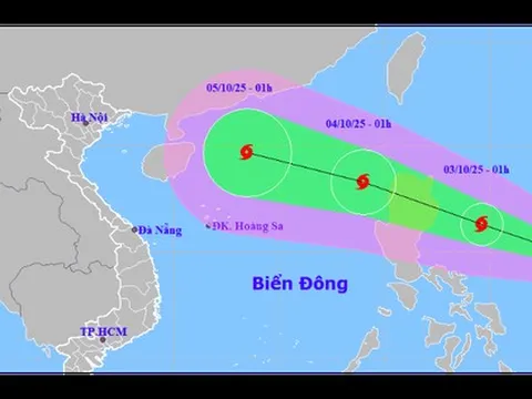 Tin mới về áp thấp nhiệt đới gần Biển Đông