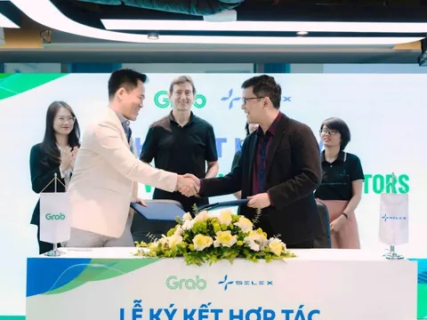 Selex Motors bắt tay Grab Việt Nam thúc đẩy chuyển đổi xe điện cho tài xế GrabBike