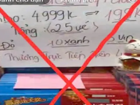 Cảnh giác lừa đảo “xổ số cào online” trúng thưởng lớn