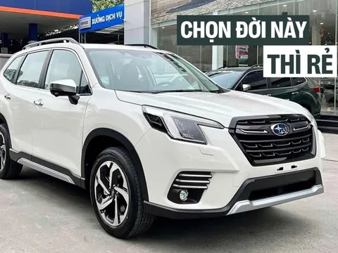 Subaru Forester giảm giá mạnh tại đại lý, dọn kho chờ đời mới sắp ra mắt: Bản đắt nhất còn 919 triệu đồng, ‘dễ thở’ hơn trước CX-5, Territory