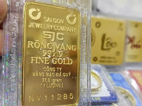 Sáng 3-10, giá vàng miếng SJC giảm
