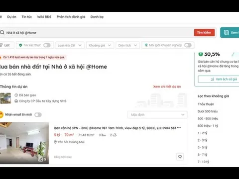 Bắc Ninh: Kiểm tra việc nhận tiền cọc, thu tiền chênh mua bán nhà ở xã hội