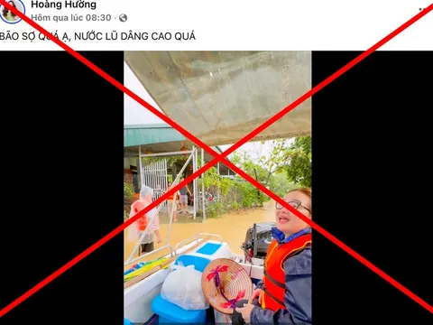 Không có việc Hoàng Hường vẫn đang làm từ thiện trên Facebook dù đã bị khởi tố, bắt tạm giam