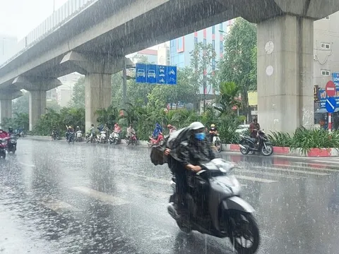 Từ đêm nay, Hà Nội và hàng loạt tỉnh ở miền Bắc mưa to đến rất to