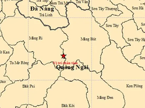 Quảng Ngãi động đất 4,9 độ lúc rạng sáng, người dân nhiều tỉnh thành cảm nhận rung lắc