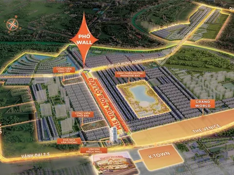 Chính thức mở bán Nhà phố thương mại Đại Lộ Bốn Mùa – “Phố Wall” Ocean City