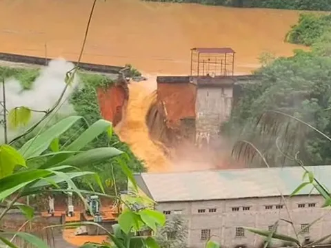 Vỡ đập thủy điện Bắc Khê 1 ở Lạng Sơn