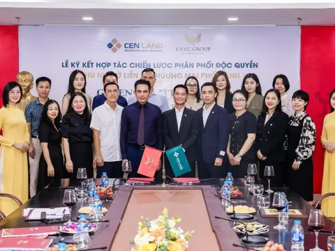 VIDEC Group và CEN LAND ký kết hợp tác chiến lược phân phối độc quyền dự án Green Little Town Gia Lâm