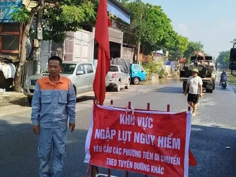 Phương án phân luồng qua các vị trí ngập trên Quốc lộ 3 đoạn thuộc Hà Nội