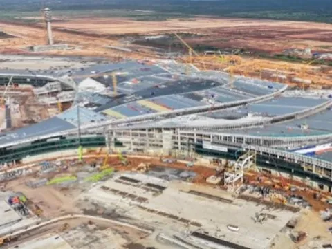 Công nhân thi công ngày đêm, nhiều hạng mục sân bay Long Thành vượt tiến độ