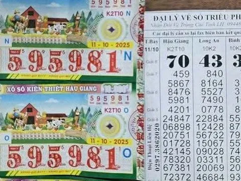 Xổ số miền Nam: 28 tờ vé số trúng độc đắc tại An Giang và Cà Mau