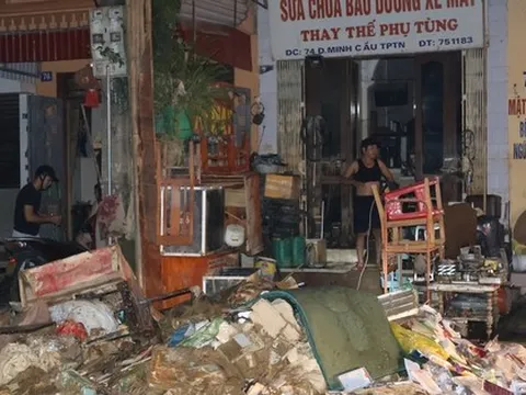 VIDEO: Nhiều tài sản, cửa hàng của người dân Thái Nguyên "chả còn gì" sau trận ngập lụt lịch sử