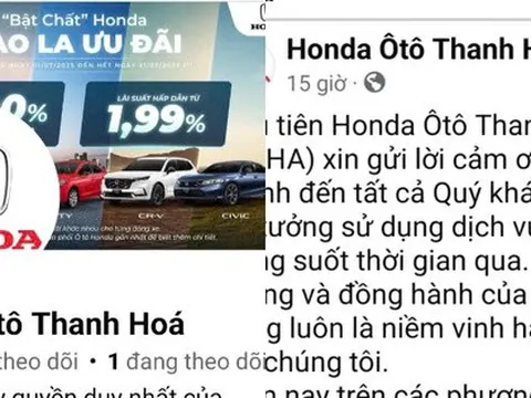 Honda Ôtô Thanh Hóa lên tiếng vụ lùm xùm báo giá lan truyền trên mạng xã hội