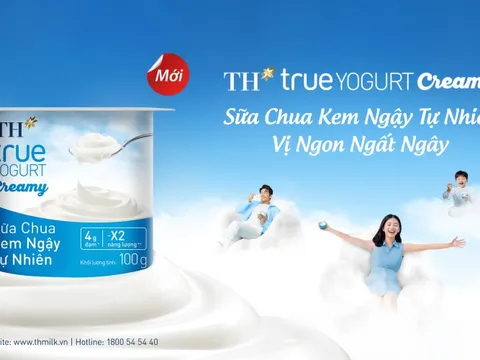 TH ra mắt “Sữa Chua Kem Ngậy Tự Nhiên TH true YOGURT Creamy