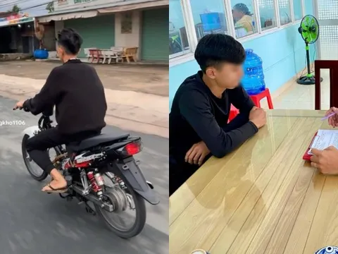 Nam Tiktoker sinh năm 2006 bị xử phạt