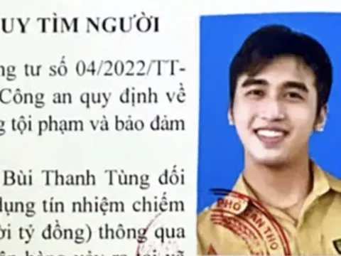 Công an truy tìm Diệp Văn Vĩnh 31 tuổi