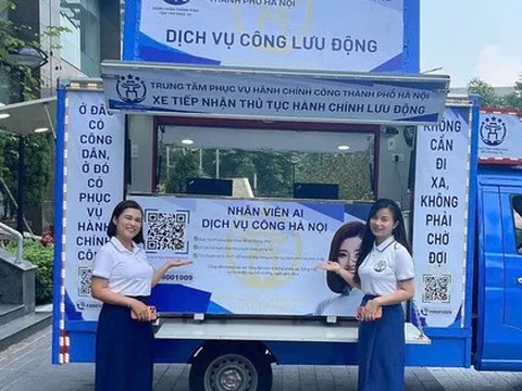 Từ hôm nay, Hà Nội giải quyết thủ tục đất đai, đăng ký định danh điện tử VNeID trên xe lưu động