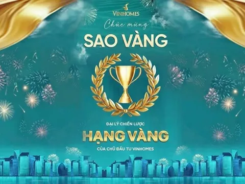 Sao Vàng Holdings – Đại lý chiến lược hạng Vàng của Vinhomes