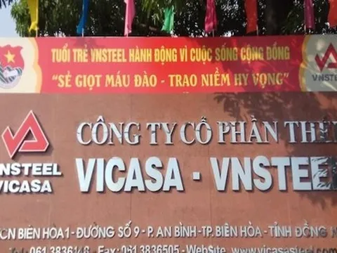Cổ phiếu VCA của Thép Vicasa - VNSteel bị đưa vào diện cảnh báo