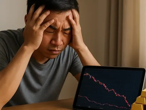Vàng lên gần 160 triệu đồng/lượng, người đàn ông lỗ kép vì bán vàng để mua cổ phiếu FPT, VCB: 'Vàng thì tăng gấp đôi, còn tài khoản chứng khoán của tôi giảm 20%'