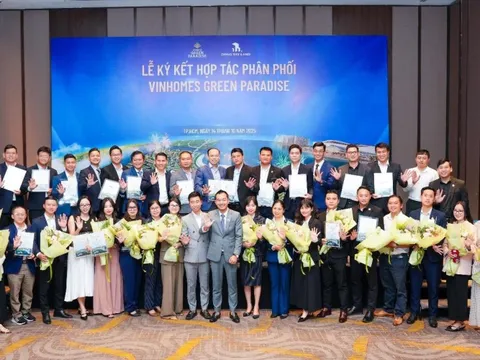 Đông Tây Land hợp tác cùng 36 đại lý phân phối Vinhomes Green Paradise