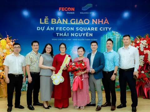 Lễ bàn giao shophouse đầu tiên tại dự án FECON Square City tại Vạn Xuân, Thái Nguyên