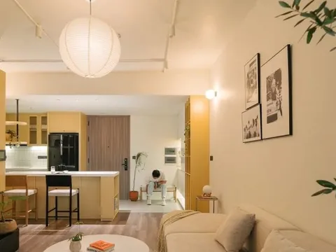 Căn hộ nhỏ 58m2 nhưng đủ đầy ấm cúng