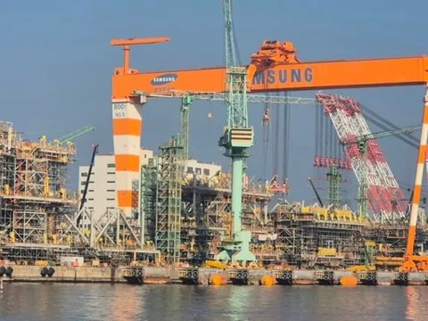 'Gã khổng lồ' đóng tàu của Samsung dự kiến đóng đơn hàng 3 tàu chở dầu 237 triệu USD tại một xưởng đóng tàu 'bí mật' ở Việt Nam