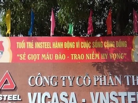 Thép Vicasa - VNSteel đón cổ đông lớn mới