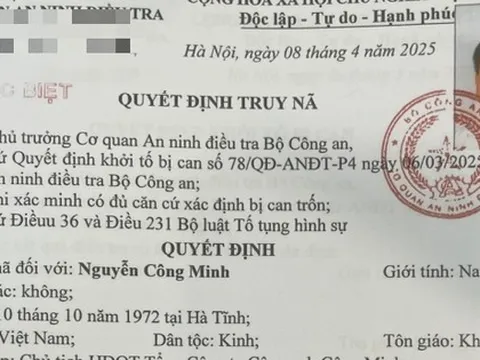 Vụ truy nã Chủ tịch Tổng Công ty Cây xanh Công Minh: Hé lộ thủ đoạn để trúng hàng trăm gói thầu