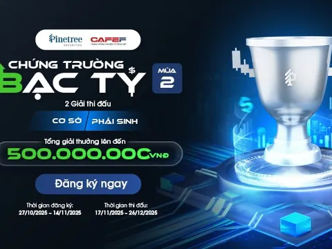 “Chứng Trường Bạc Tỷ” mùa 2 – Đấu trường đầu tư đỉnh cao với tổng giải thưởng 500 triệu đồng