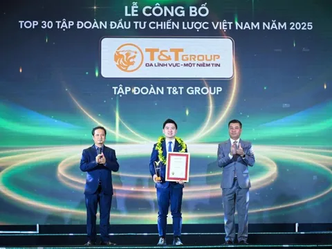 T&T Group được vinh danh Top 30 Tập đoàn đầu tư chiến lược Việt Nam