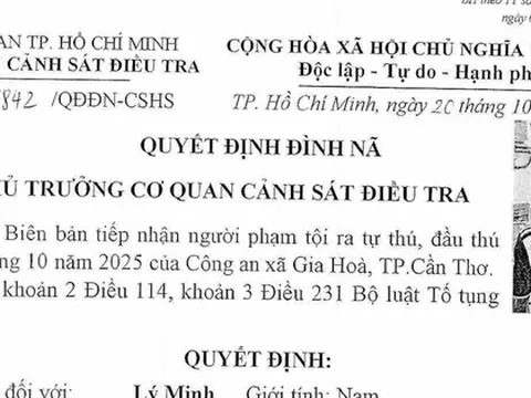 Một người bị Công an TP HCM truy nã đã đầu thú sau khi đọc báo