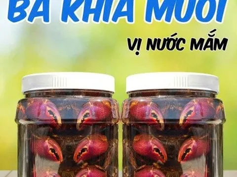 Ba khía muối nước mắm ngon ở Cà Mau có giá đến 250.000 đồng/kg
