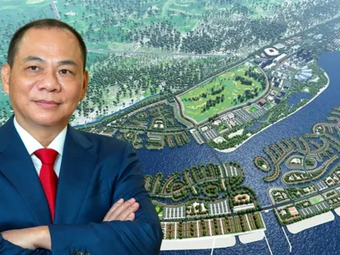 Siêu đô thị lấn biển Cần Giờ 10 tỷ USD của tỷ phú Phạm Nhật Vượng nộp hồ sơ bầu chọn “7 kỳ quan đô thị tương lai” thế giới
