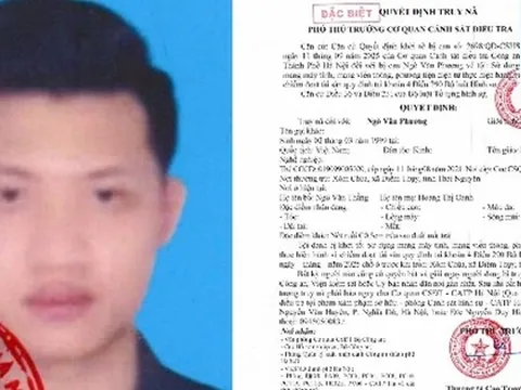 Khởi tố, truy nã Ngô Văn Phương sinh năm 1999