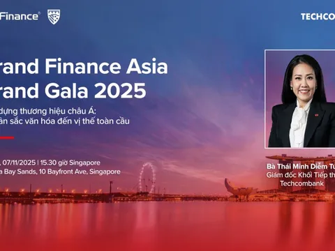 Giám đốc Khối Tiếp thị ngân hàng Techcombank sẽ tham gia đối thoại tại Diễn đàn Thương hiệu hàng đầu châu Á