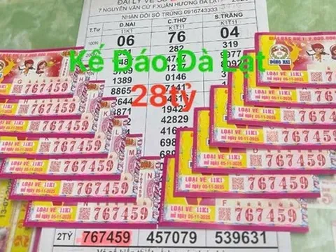 Xổ số miền Nam: Dãy số đặc biệt 386608 và 767459 đã tìm ra người trúng thưởng