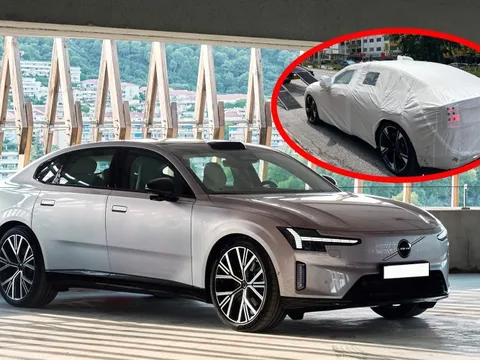 Volvo ES90 lộ diện gần Việt Nam: Sedan điện mạnh 680 mã lực, chạy 700km/sạc, ra mắt đầu năm sau
