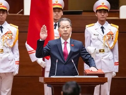 VIDEO Chánh án Toà án nhân dân tối cao Nguyễn Văn Quảng tuyên thệ nhậm chức