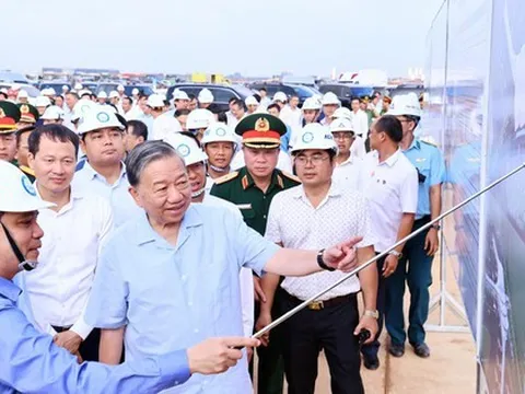 Tổng Bí thư Tô Lâm kiểm tra Dự án Sân bay Long Thành