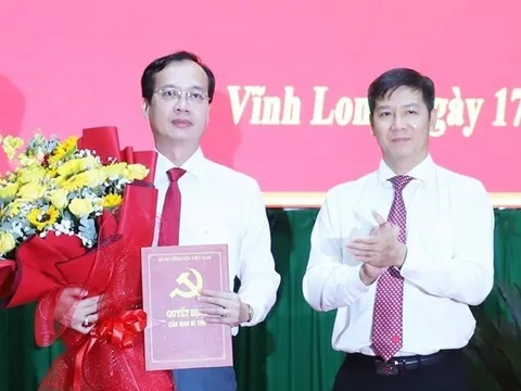 Chủ tịch Đồng Tháp được điều động giữ chức Phó Bí thư Tỉnh ủy Vĩnh Long