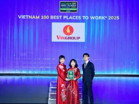 Vingroup thăng hạng trong Top 10 Nơi làm việc tốt nhất Việt Nam năm 2025