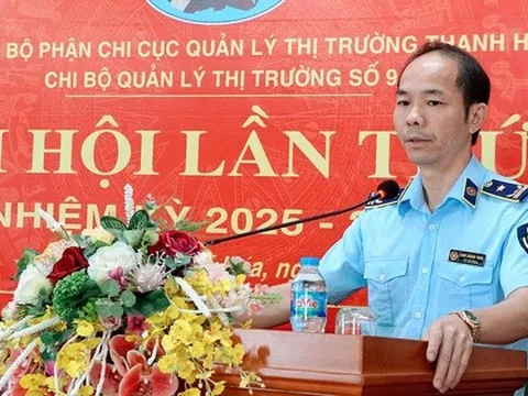 Quản lý thị trường Thanh Hóa có tân chi cục trưởng