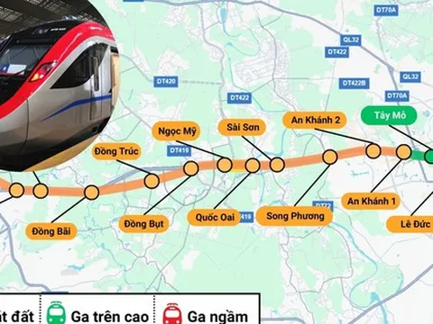 Tập đoàn xe lửa hàng đầu Trung Quốc muốn tham gia làm tuyến metro Văn Cao - Hòa Lạc hơn 65.000 tỷ đồng, chuẩn bị khởi công vào dịp 19/12 tới