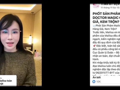 "Soi" 162 mỹ phẩm nhà Mailisa và khuyến cáo từ cơ quan quản lý