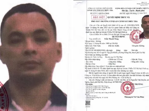 Truy nã Trần Thanh Tùng sinh năm 1989