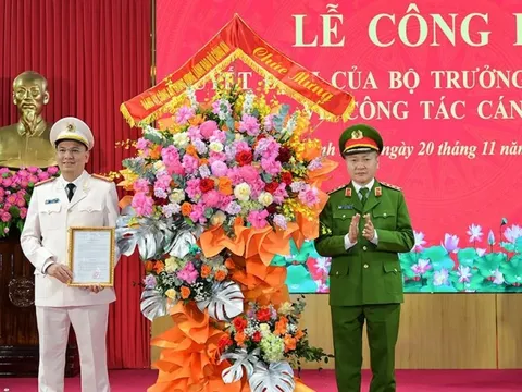 Điều động, bổ nhiệm giám đốc công an ở 3 tỉnh