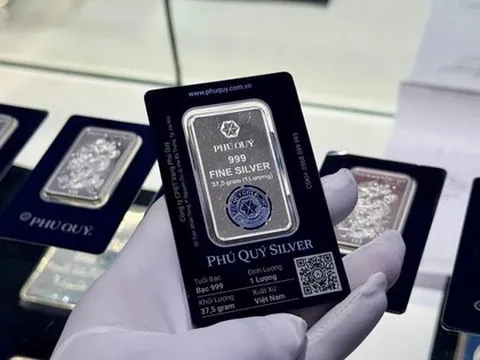 Giá bạc hôm nay tăng trở lại