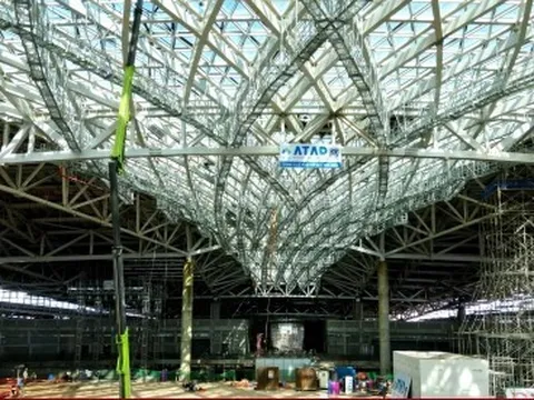 Bên trong nhà ga sân bay Long Thành trước ngày đón chuyến bay đầu tiên